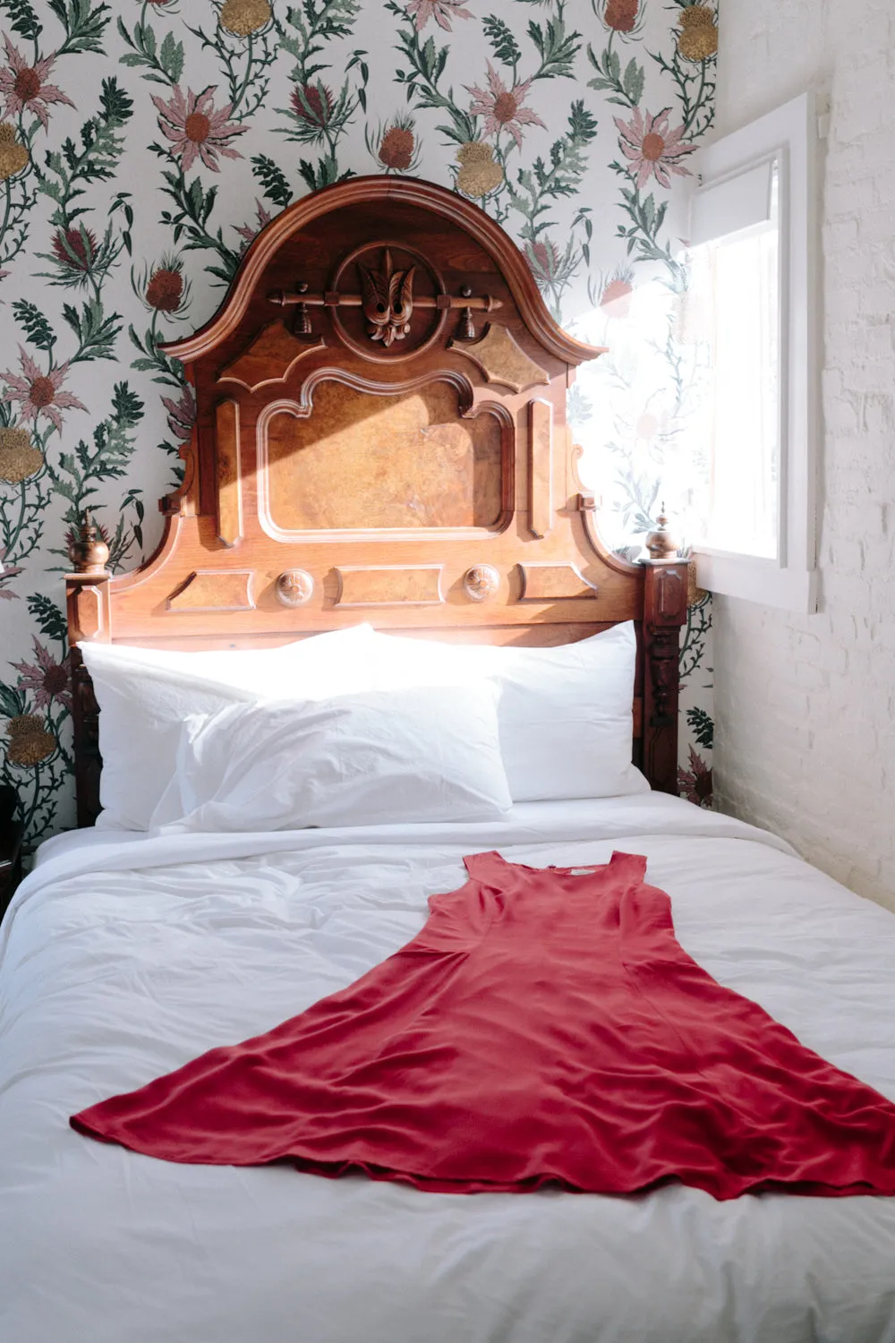 Soft Motion Easy Texture Lori Dress in Coral Challis