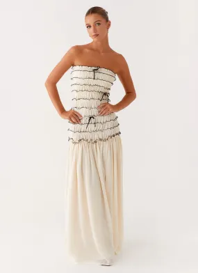 Zariah Maxi Dress - Ivory Daily Casual