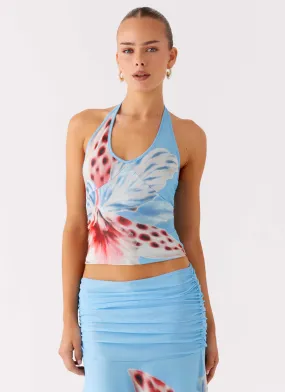 Bernie Halter Top - Deep Sea Bloom LayeredStyling