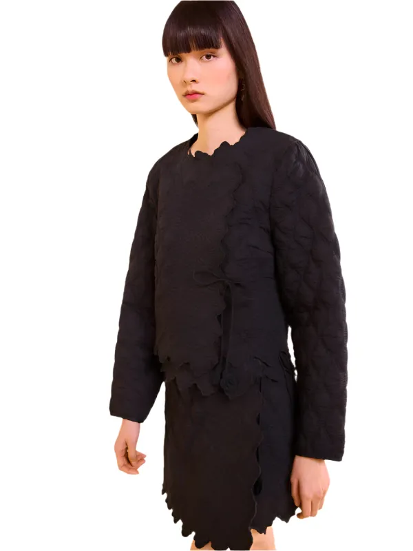 non adjustable Zofia Jacket in Noir