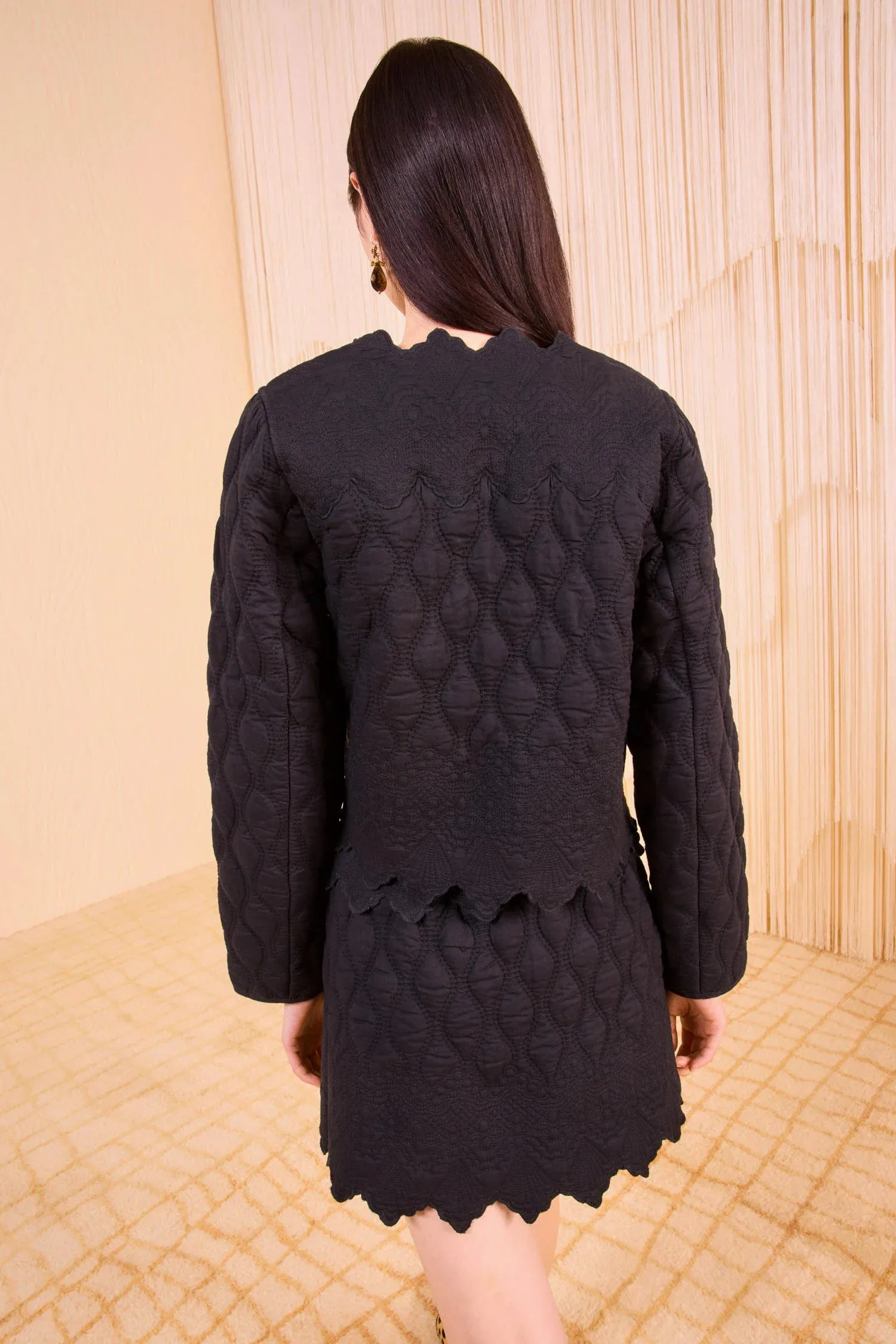 Zofia Jacket in Noir ElasticWaistband